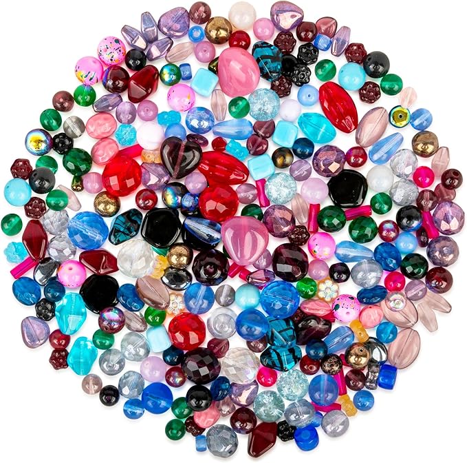 Assorted Glass Beads for Jewelry Making, DIY Lamp Work, Arts and Crafts - Image 7