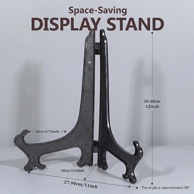 Artliving 12 Inch Plastic Display Stand, Displays Picture Frames, Tablets and - Image 2