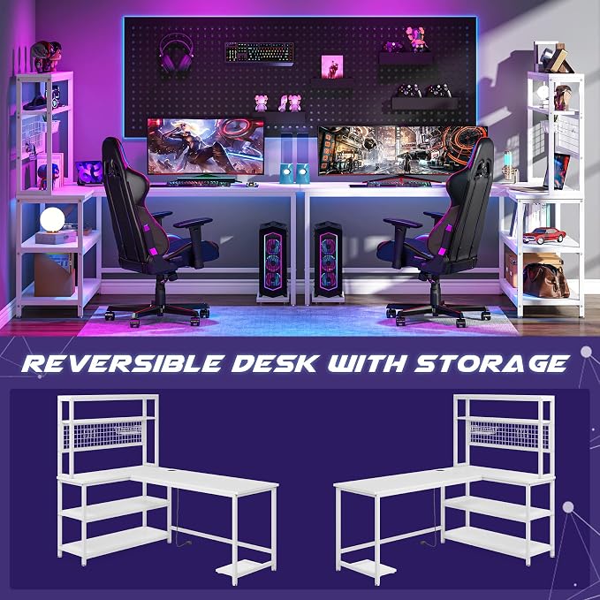 Tribesigns 55" Large Computer Desk - Image 5