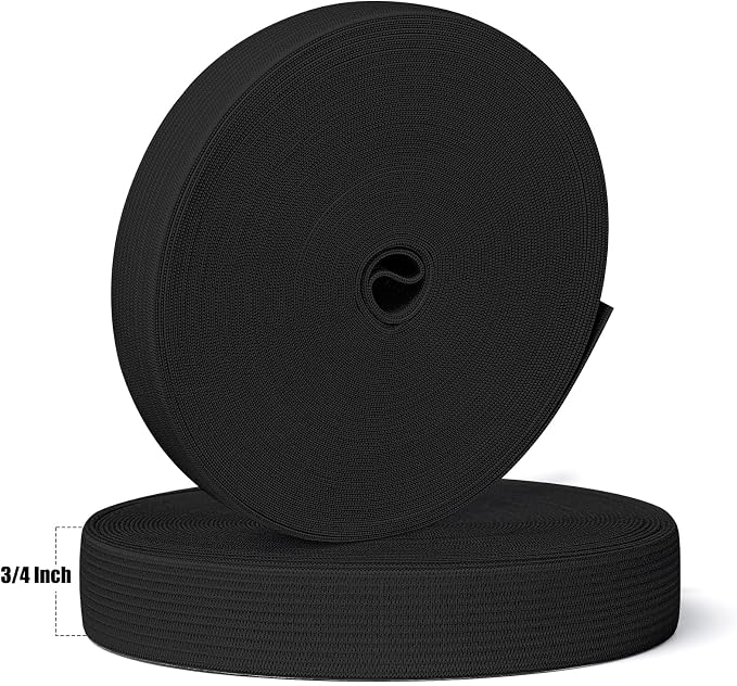 Elastic Band for Sewing, 3/4 Inch x 12 Yard High Elasticity Sewing Elastic - Image 4