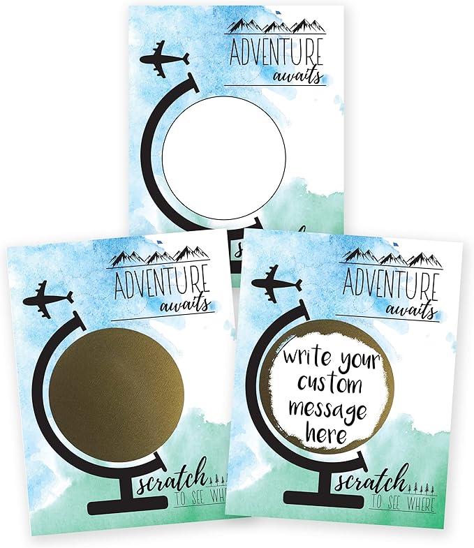 Make Your Own DIY Scratch Off ScratchNotes 20 Pack 3x4 Note Cards & Stickers by MyScratchOffs