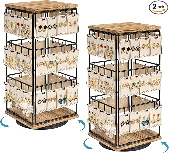 360 Rotating Earring Display Stands by Yoimori