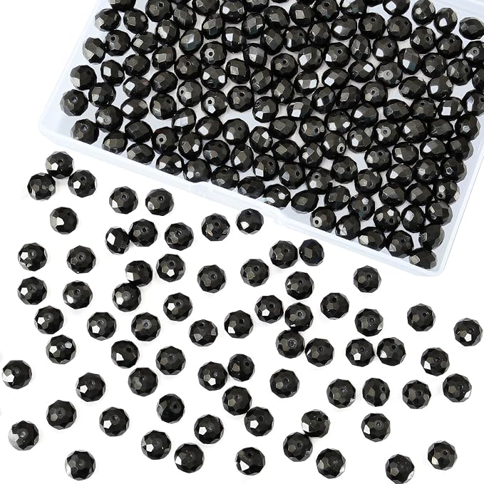 220 Pcs 10mm Round Crystal Glass Beads by Laopottbeads