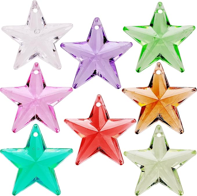 Plastic Stars - Gemstones and Crystals - Pack of 160pcs Vase Filler - Jewels by YourelaxYourmachineswork