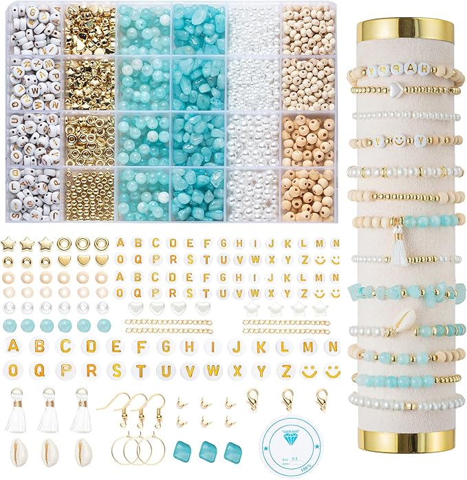 Xylise Jewelry Making Supplies Kit Natural Stone Beads by Unknown