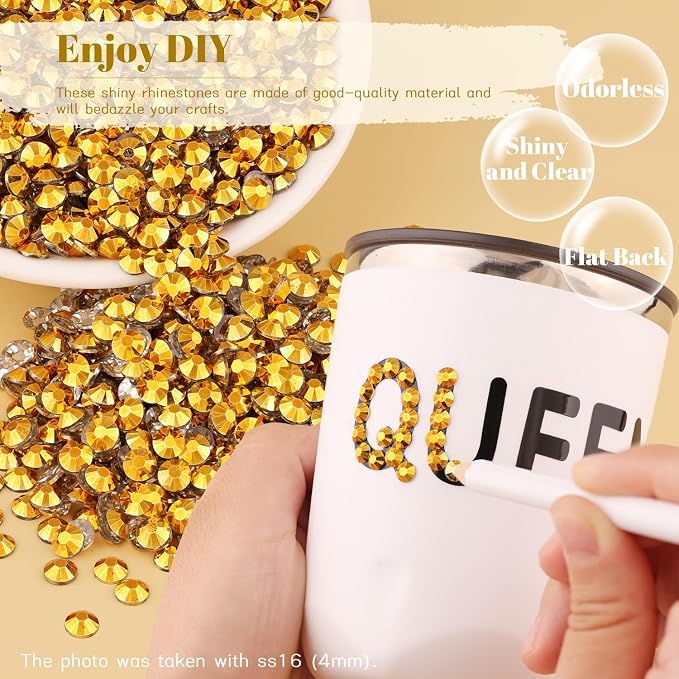 4000PCS 5mm Resin Rhinestones Bulk - Image 4