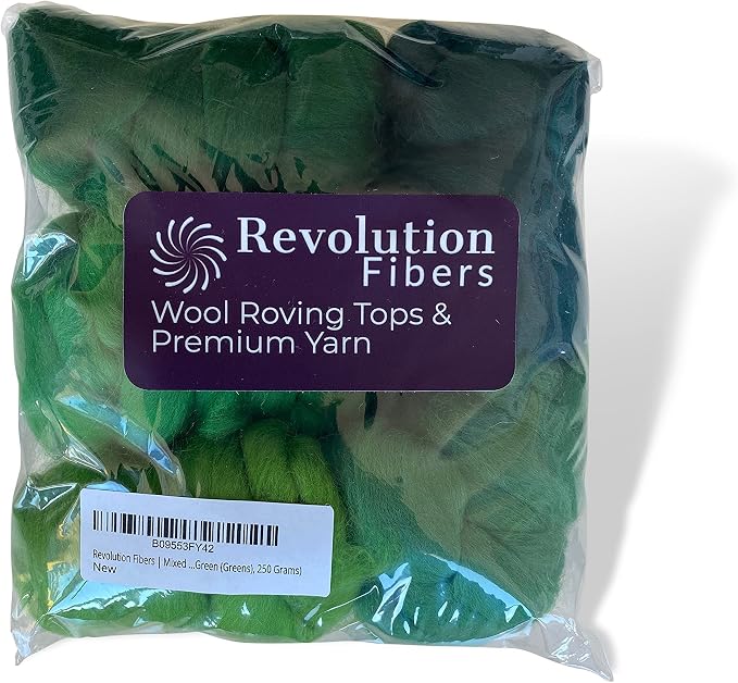 Revolution Fibers | Mixed Merino Wool Variety Pack | Perfect Wool Roving - Image 7