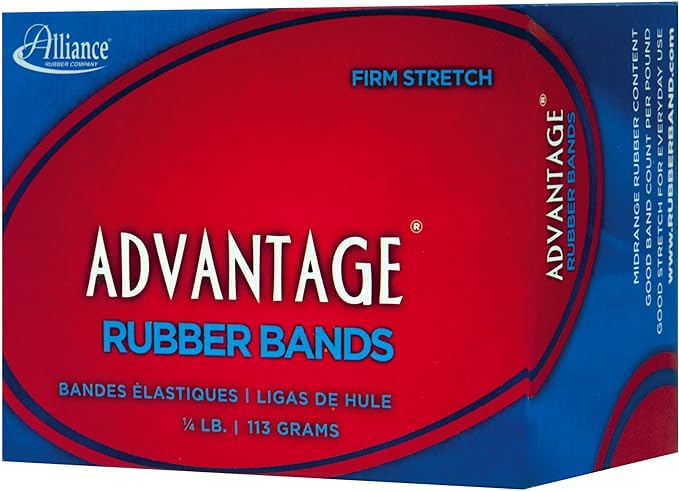 Alliance Rubber 26649 Advantage Rubber Bands Size #64, 1/4 lb Box Contains - Image 3