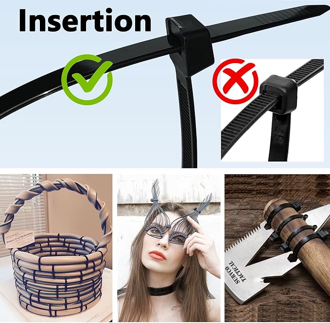 Large Zip Ties Heavy Duty Outdoor 20 Inch 250lb Extra Long Cable Ties Thick - Image 6