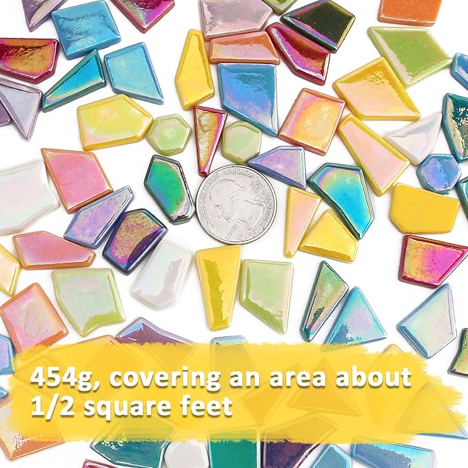 Youway Style Iridescent Glass Mosaic Tiles - Image 6