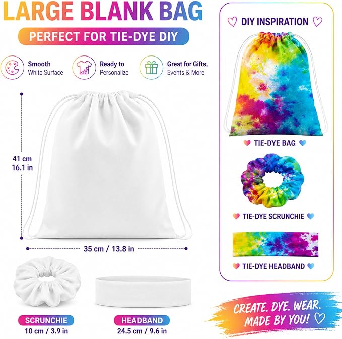 Abbylike 72 Pcs Tie Dye Party Supplies - Image 2