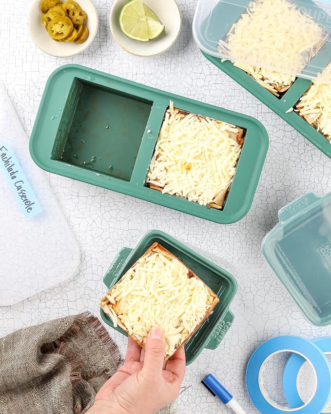 Souper Cubes 2 Cup Silicone Freezer Mold, Oven and Microwave Safe, Casseroles - Image 4