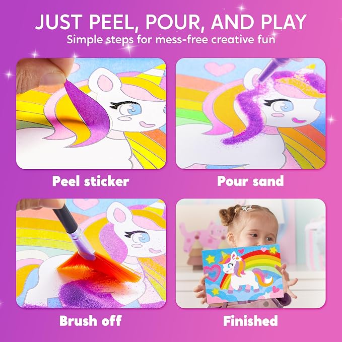 JOVA Klever Kits Glow Sand Art Kits - Image 5