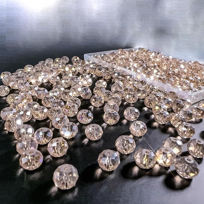 220Pcs 10mm Crystal Glass Beads - Image 7