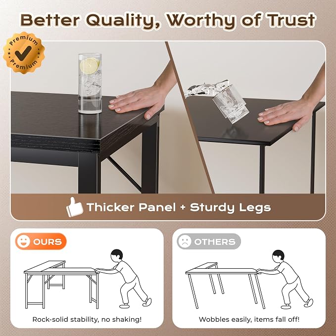 Huuger 55 Inch L Shaped Desk - Image 7