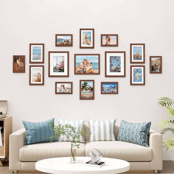 Vittanly 15 Pack Picture Frames Collage Wall Decor, Gallery Frame Set - Image 2