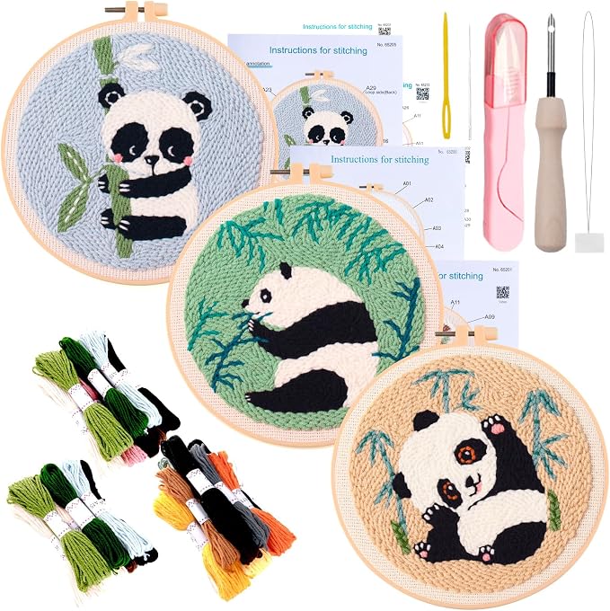 Punch Needle Kit for Adults Beginners by Peotclola