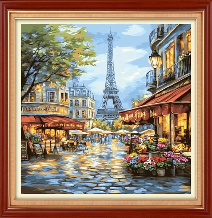 Foxhool Stamped Cross Stitch Kits, 11CT Printed Cross Stitch Pattern Full by FoxhoolBeginnersCrossStitchKits