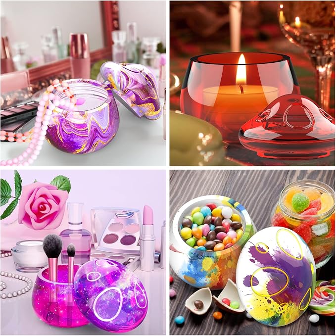 Juome Jar Resin Molds Silicone, Mushroom Jars Silicone Molds - Image 6