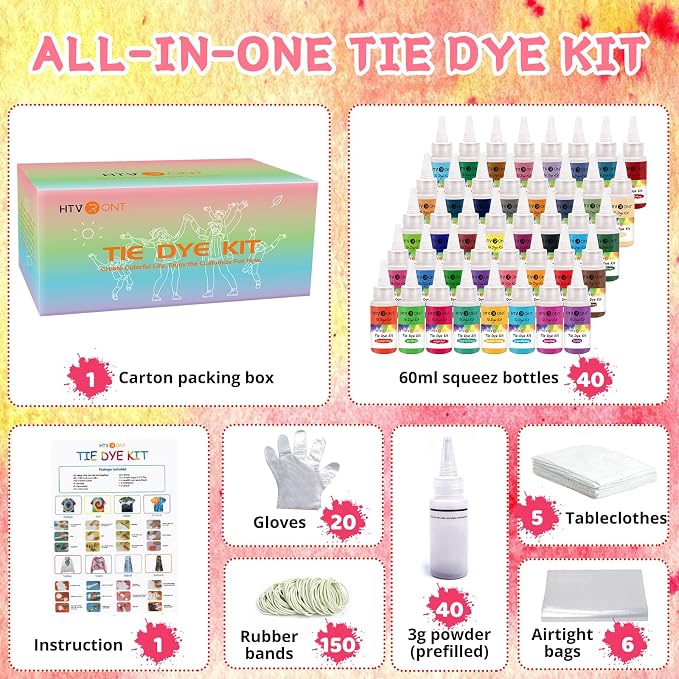 HTVRONT Tie Dye Kit - Image 4