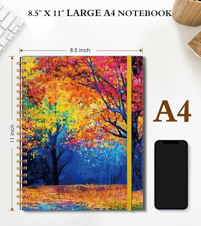 Spiral Notebook Journal 8.5” x 11”, A4 Large Notebooks - Image 2