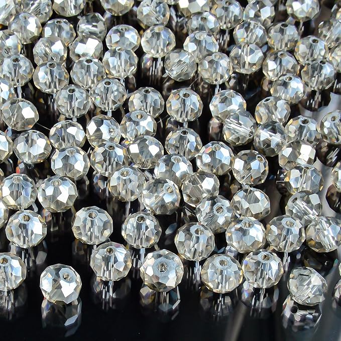 460Pcs 8mm Crystal Glass Beads for Jewelry Making Beads for Bracelets Necklace - Image 4