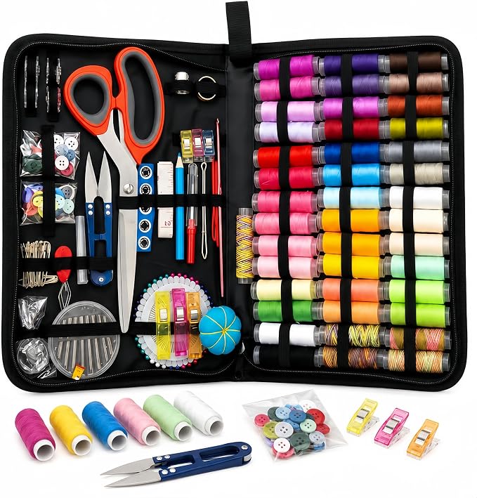 Sewing Kit for Adults, Forypretty Needle and Thread Kitfor Sewing, Professional by Forypretty