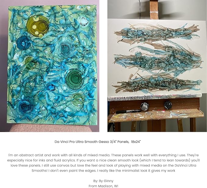 Da Vinci Pro Ultra Smooth Wood Canvas Gesso Board - Image 4