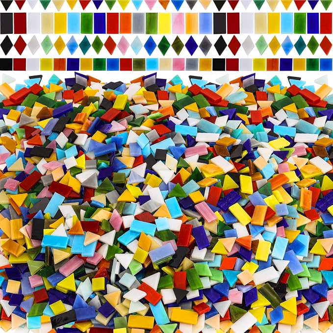 1600 Pcs Mosaic Tiles, Glass Mosaic Tiles - Image 8