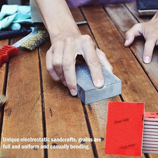 18 Pcs 320-2500 Grit Sanding Sponge, Ultra Fine Sanding Sponges Pads, Soft Foam Sand Block Wet Dry Sandpaper for Model Drywall Metal Wood Furniture Polishing