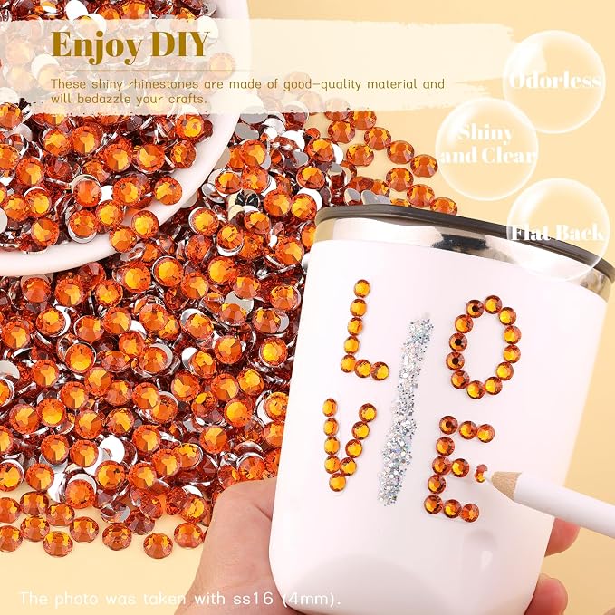 4000PCS 5mm Resin Rhinestones Bulk - Image 4