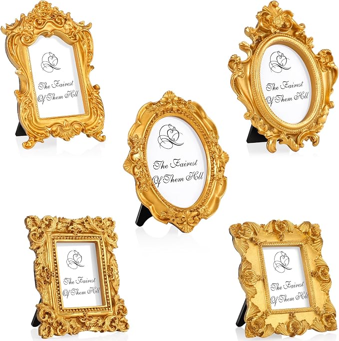 Maitys 5 Pcs Mini Picture Vintage Frames by Maitys