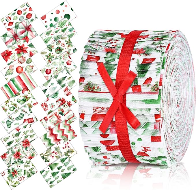Hosuly 40 Pcs Christmas Jelly Fabric by Hosuly