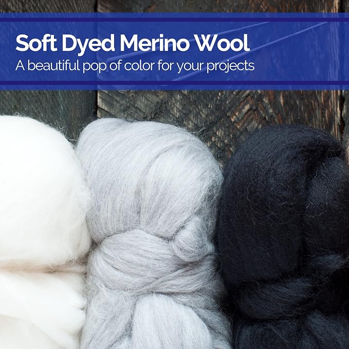 Revolution Fibers | Mixed Merino Wool Variety Pack | Perfect Wool Roving - Image 4
