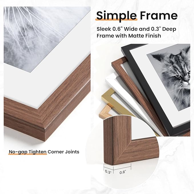 Venusmiles 15 Pack Picture Frames Collage Wall Decor, Gallery Frame Set - Image 4