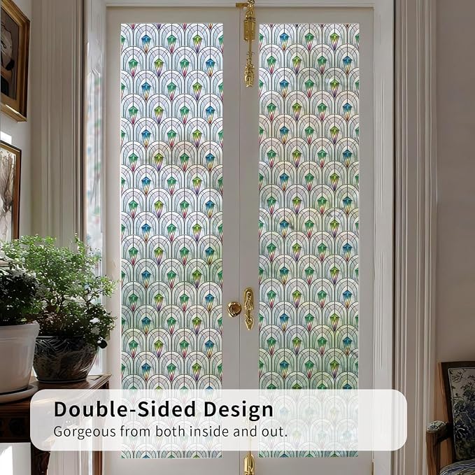 3D Vintage Stained Glass Window Film - Image 6