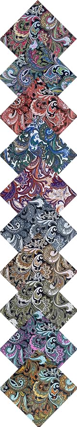 50pcs 12 x 12 inches Multicolor Cotton Fabric Bundle Squares - Image 5
