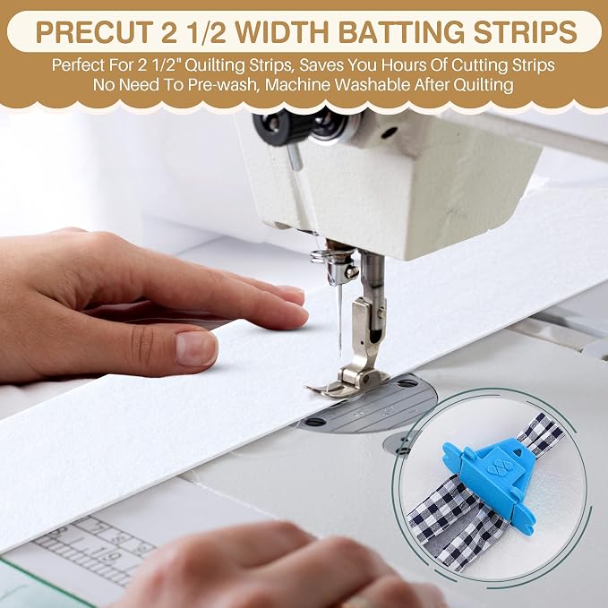 Ceoighe Jelly Roll Batting Strips - Image 4