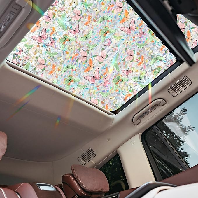 Bloss Butterfly Stain Glass Window Film by Bloss