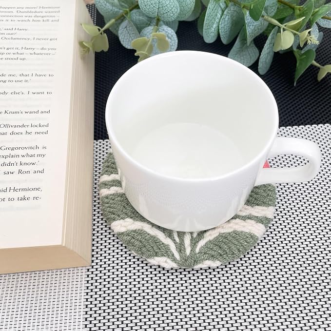 Myfelicity Punch Needle Kit, 6-Piece Set-Punch Needle Coaster Kit, - Image 4