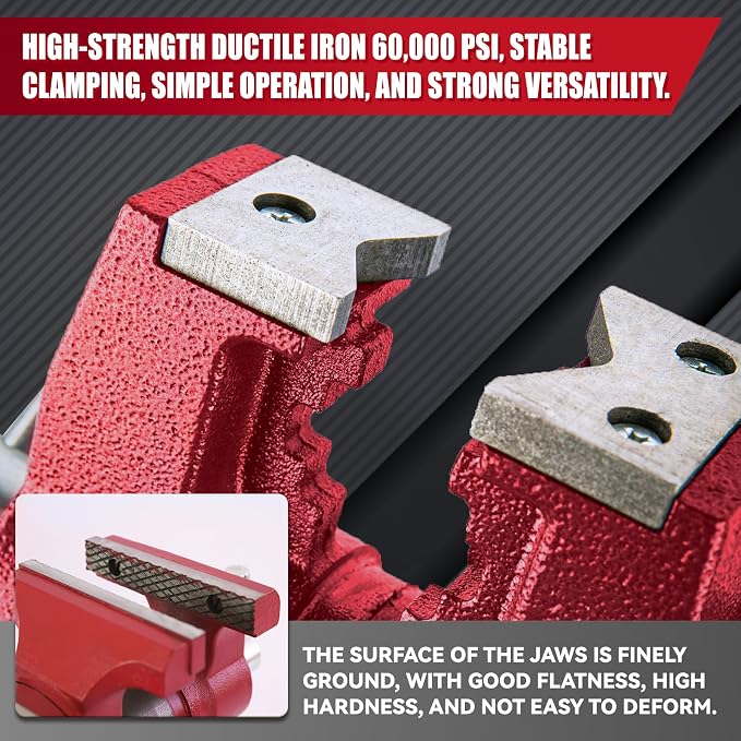 Upgraded UPG 5-Inch Terminal Location Bench Vise - Image 8