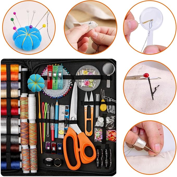 Sewing Kit for Adults, Maxfanay Needle and Thread Kit for Sewing, Professional - Image 6