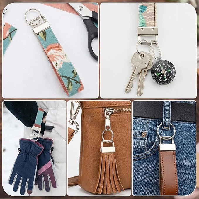 70pcs Key Fob Hardware Set 1 Inch - Image 6