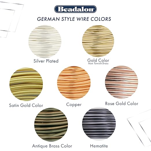 Beadalon German Style Wrapping Wire, 18 Gauge, 1.25 m / 4.1 ft - Image 3