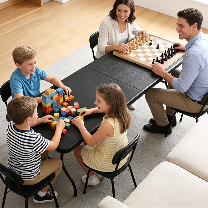 SUPER DEAL 8FT Folding Picnic Table - Image 8