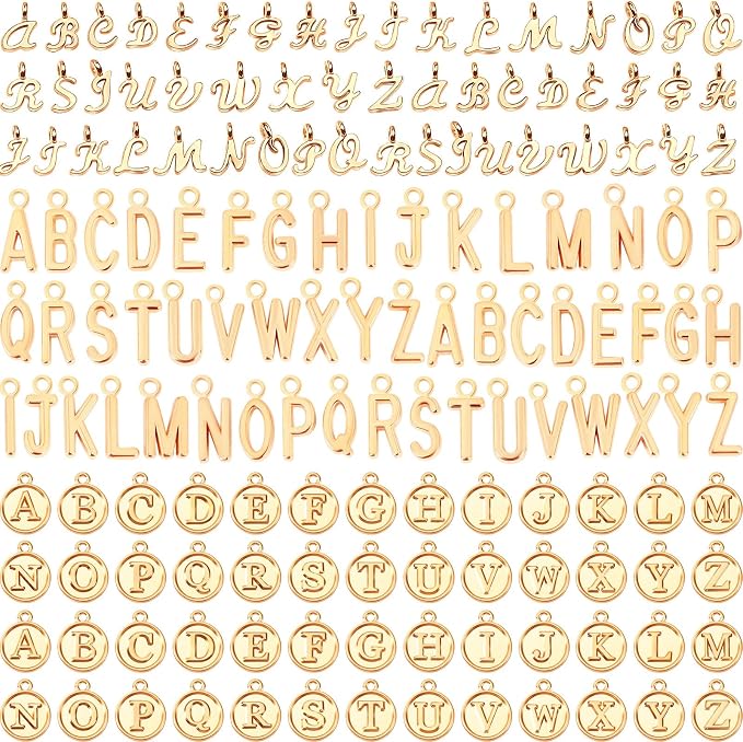 SANNIX Letter Charms, KC Gold by SANNIX