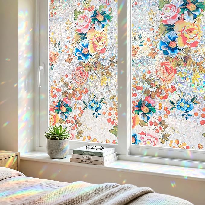 ADD.HERES Window Privacy Film, Stained Glass Decorative Static Cling, Removable - Image 8