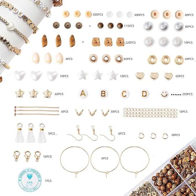 Xylise DIY Jewelry Making Kit, 1000+ Beads - Image 2