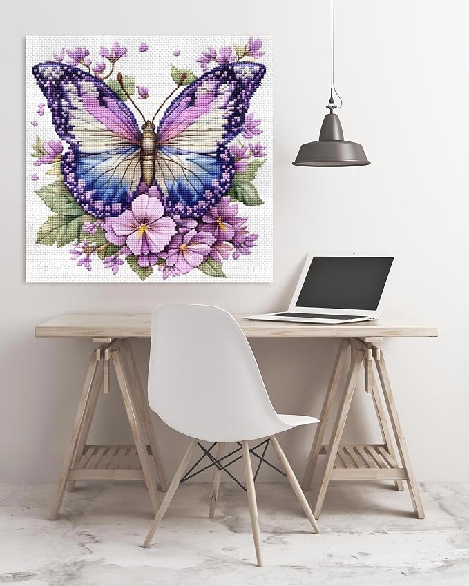 Butterfly Stamped Cross Stitch Kits - Image 5