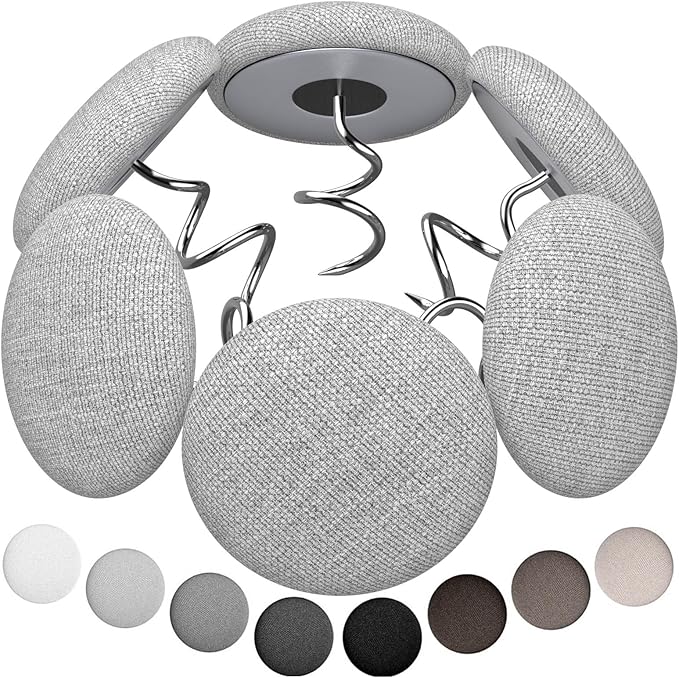 Linen Fabric-Covered Twist Pins - 8 Colors Upholstery Pins & Bed Skirt Pins -Used to Secure Sofa Cushion, Armrest Covers, Furniture & Bed Skir(12, Light Gray)